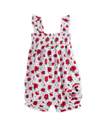 Disney Parks Minnie Mouse Floral Romper Jumper Sz 12 Mos - $21.86 CAD