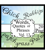 Words, Quotes or Phrases Vol. 13 - $37.30 MXN