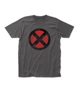 X-Men Distressed X Logo On Charcoal T-Shirt NEW UNWORN - £19.53 GBP