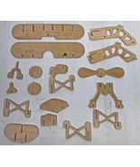 vintage Wooden Airplane - $17.57 CAD