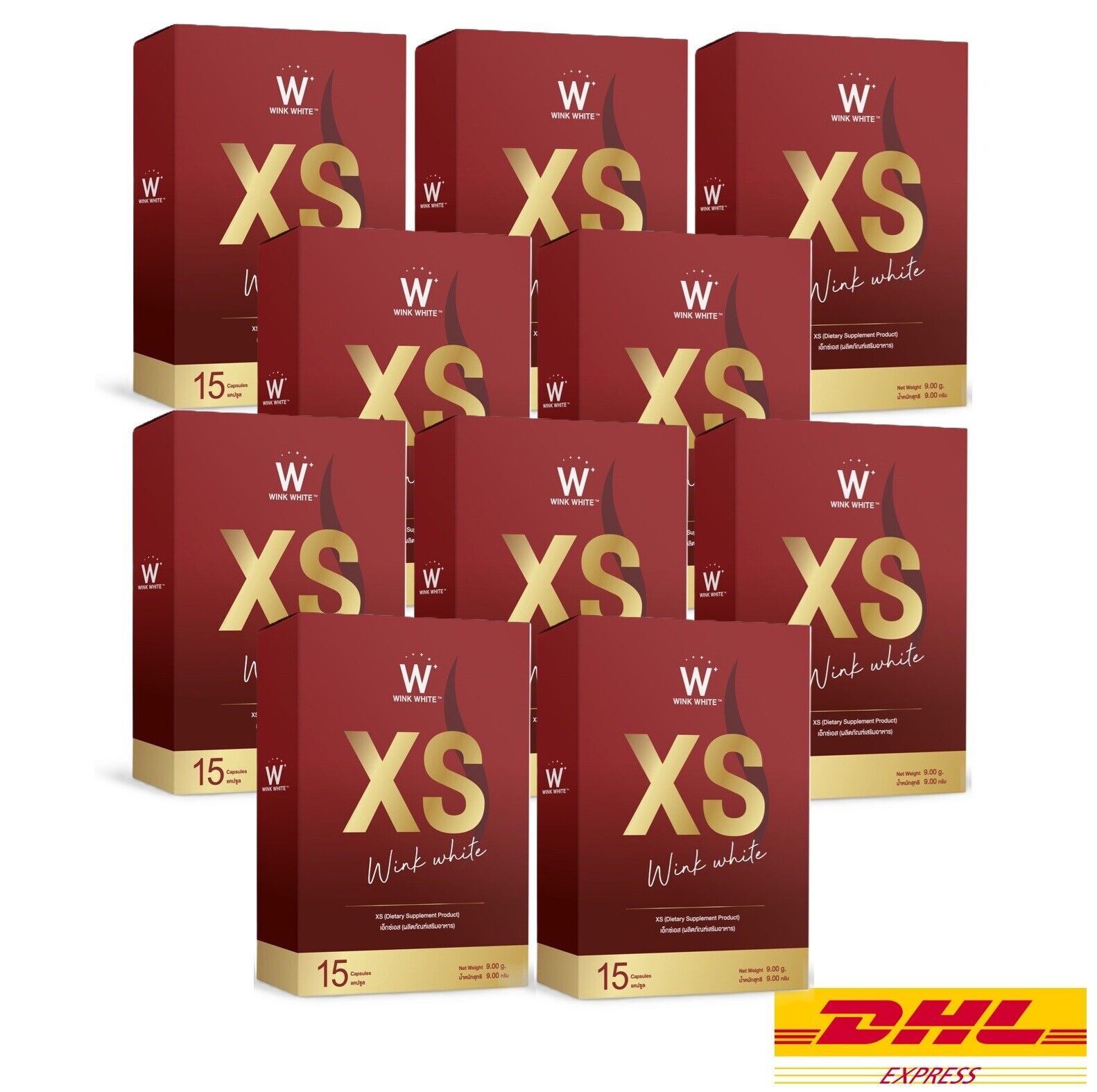 10 x WINK WHITE XS Dietary Supplement Weight Management Morosil S Shape - $128.67