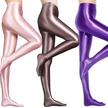 Metelam Plus Size Shiny Glossy Spandex Stockings Opaque Pantyhose Fitness Tights - £14.88 GBP