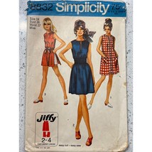 1970&#39;s Simplicity 8834 Sewing Pattern Juniors&#39; Dress,Top,Shorts Pattern ... - £5.81 GBP