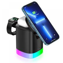 3 In 1 Wireless Charger Dock Magnetic Fast Charging Station For Phone Watch - £30.32 GBP