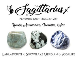 Sagittarius Crystals ~ Protect, Enhance And Heal Sagittarius Energy - £11.96 GBP