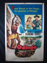 ODONGO-1956-ONE SHEET-RHONDA FLEMING-MACDONALD CAREY-ADVENTURE-DRAMA FR/G - £74.34 GBP