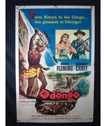ODONGO-1956-ONE SHEET-RHONDA FLEMING-MACDONALD CAREY-ADVENTURE-DRAMA FR/G - £73.22 GBP