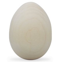 Ukrainian Unpainted Blank Unfinished Wooden Easter Egg 2.5 Inches - £12.78 GBP