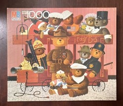 Wysocki 1987 Teddy Bears Teddy Bus 1000 Pc Puzzle -Complete, Great Condi... - $9.31