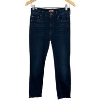 MOTHER Jeans Womens 26 High Waisted Looker Coffee Tea Or Me Denim Fray Hem - £66.76 GBP