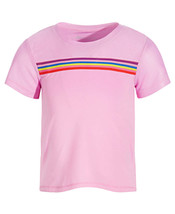 ID Ideology Toddler and Little Girls Multi-Stripe Shirt, Size 6X - $10.89