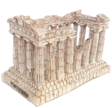 4 3/4&quot; Souvenir Greece Athens Parthenon Acropolis 3D Model Statue Miniat... - £17.26 GBP