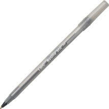(240 Pens) BiC GSM240-A-BLK Round Stic Xtra Life Medium Black Ball Point Pen - £23.75 GBP