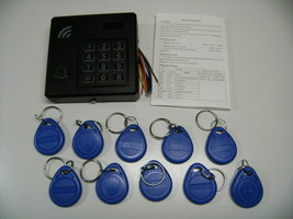 Outdoor RFID Entry Door Gate Access Control Keypad Numpad Keyboard Keyfobs PIN - £35.41 GBP