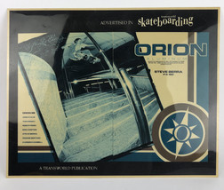 ORION Trucks Vintage ASR Advertisement Display 18” x 14” Steve Berra Berrics TWS - £39.95 GBP