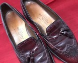 Allen Edmonds Auburn Slip-On Shoes Mens Size 10.5 C Burgundy Tassels Bro... - $34.16