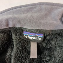 Patagonia Women Black/Gray Full Zip Polartec Thermal Pro Fleece Jacket Chest 38" image 2