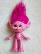 2015 Hasbro Dreamworks World Trolls Pink Doll Poppy 9&quot; W/Hair Figure No ... - $4.00
