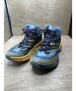 Hoka One Speedgoat Mid 2 GTX Goretex Blue Yellow Hiking Shoe Boot Waterp... - $74.47 CAD