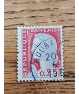 France Stamp Queen Marianne 0,25f Used 968 Circular Cancel - $1.36 CAD
