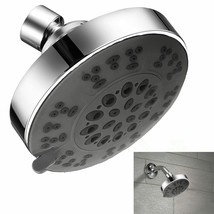 1 Multi Function Shower Head Nozzle 5 Settings Plastic Silver Showerhead... - £15.00 GBP