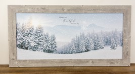 Winter Day Framed Print -Always Be Thankful For the Day - 40 inch image 2