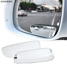  pair car blind spot mirror auto rear view mirror safety blind spot mirror 360 rotation thumb200