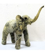 Vintage 14&quot; Tall Crushed Compressed Shell Elephant Sculpture  - €68,17 EUR