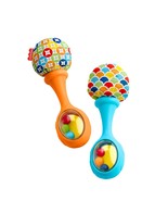 Fisher-Price Newborn Toys Rattle &#39;n Rock Maracas, Set of 2 Soft Musical ... - £12.48 GBP