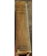 The Truth About The Treaty by Andre Tardieu Antique Hard Cover Book 1921 - £7.86 GBP