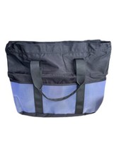 Insulated Black And Gray Neoprene Multipurpose Tote - Large Laptop Bag - £15.56 GBP