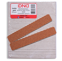 DND File Jumbo Gold 80/80 Coarse/Coarse Grit 50/Pack - £30.51 GBP