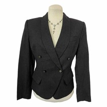 Ann Taylor Gray Wool Blazer Size 4 - £27.59 GBP