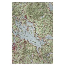 Betsy Drake Lake Winnipesaukee, NH Nautical Map Guest Towel - £27.18 GBP