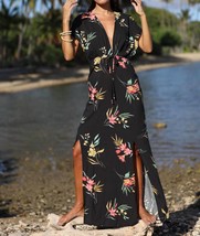 Xix Palms kaanapali mumu dress in Black - size S - £27.38 GBP