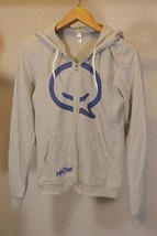 American Apparel Hooded Zip Q HipChat Gray Size M Women - £11.81 GBP