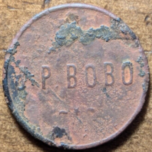 Santa Cruz California CA J. P. Bobo The Tavern Moise SF Good For 10¢ Trade Token - $12.19