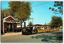 Giant Postcard Key West Florida Conch Train Large Oversize Vintage Unused Koppel - $20.90