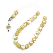 Ladies Worry Beads - Komboloi -  Mother of Pearl-MOP &amp; Sterling Silver - $60.00