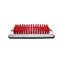 United Pacific Stainless Steel Shoe/Boot Scraper With Red Brush 90055 - £51.90 GBP