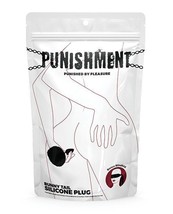 Punishment Bunny Tail Butt Plug Black - $11.68