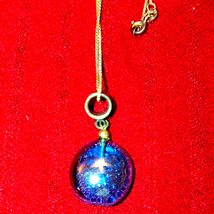 Beautiful sterling silver an bluestone necklace - $618.51 MXN