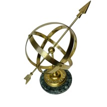 Armillary Sphere Astronomical Globe 10&quot; x 6.5&quot; Vintage Maritime Brass Ma... - $46.75