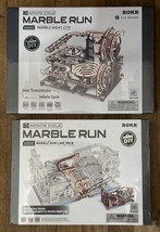 ROKR Infinite Cycle Marble Run MARBLE NIGHT CITY LGA01 + LINK PACK LG01 NEW - $47.45