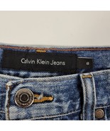 Calvin Klein Jeans Shorts Womens 8 Blue Light Wash Denim 5&quot; Inseam Pocke... - £14.19 GBP