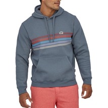 Patagonia Men’s Line Logo Ridge Stripe Uprisal Hoodie GRAY Sweatshirt SMALL Nwt - £49.41 GBP