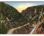 Byers Canon and Colorado River Kremmling CO UNP Linen Postcard S9 - £3.85 GBP