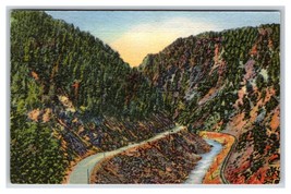 Byers Canon and Colorado River Kremmling CO UNP Linen Postcard S9 - £3.92 GBP