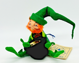 Annalee Lucky Leprechaun Pot of Gold 1996 St Patricks Day Made in USA 6 ... - £16.15 GBP