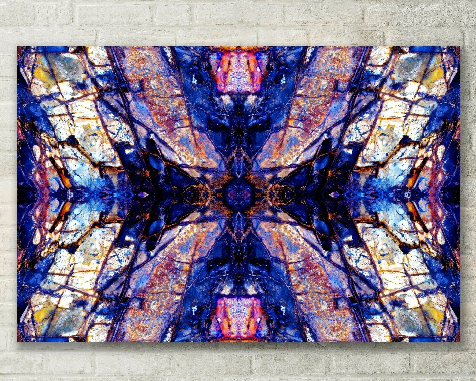 Psychedelic, Trippy, Geology, Digital, Fine Art Photo on Metal, Canvas o... - $31.50+